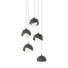 Hubbardton Forge - Canada 131125-SKT-LONG-05-20-GG0711 - Brooklyn 5-Light Double Shade Pendant