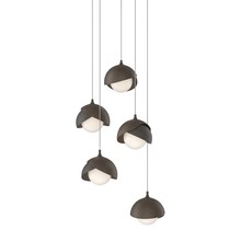 Hubbardton Forge - Canada 131125-SKT-LONG-07-05-GG0711 - Brooklyn 5-Light Double Shade Pendant