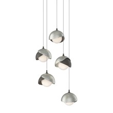 Hubbardton Forge - Canada 131125-SKT-LONG-07-85-GG0711 - Brooklyn 5-Light Double Shade Pendant