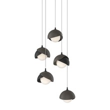 Hubbardton Forge - Canada 131125-SKT-LONG-10-07-GG0711 - Brooklyn 5-Light Double Shade Pendant