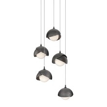 Hubbardton Forge - Canada 131125-SKT-LONG-14-89-GG0711 - Brooklyn 5-Light Double Shade Pendant