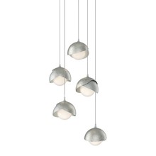 Hubbardton Forge - Canada 131125-SKT-LONG-82-85-GG0711 - Brooklyn 5-Light Double Shade Pendant