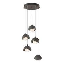 Hubbardton Forge - Canada 131125-SKT-STND-05-20-GG0711 - Brooklyn 5-Light Double Shade Pendant