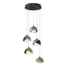 Hubbardton Forge - Canada 131125-SKT-STND-10-84-GG0711 - Brooklyn 5-Light Double Shade Pendant