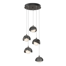 Hubbardton Forge - Canada 131125-SKT-STND-14-89-GG0711 - Brooklyn 5-Light Double Shade Pendant