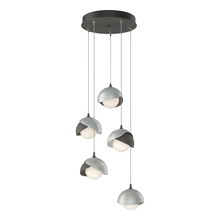 Hubbardton Forge - Canada 131125-SKT-STND-20-82-GG0711 - Brooklyn 5-Light Double Shade Pendant