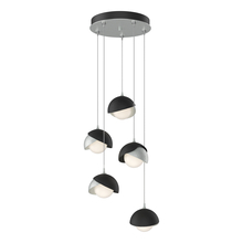 Hubbardton Forge - Canada 131125-SKT-STND-82-10-GG0711 - Brooklyn 5-Light Double Shade Pendant