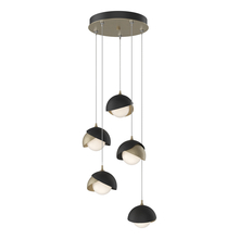 Hubbardton Forge - Canada 131125-SKT-STND-84-10-GG0711 - Brooklyn 5-Light Double Shade Pendant