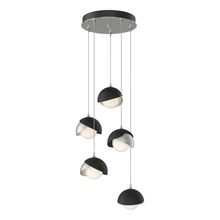 Hubbardton Forge - Canada 131125-SKT-STND-85-10-GG0711 - Brooklyn 5-Light Double Shade Pendant