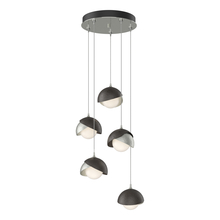 Hubbardton Forge - Canada 131125-SKT-STND-85-14-GG0711 - Brooklyn 5-Light Double Shade Pendant