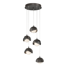 Hubbardton Forge - Canada 131125-SKT-STND-89-14-GG0711 - Brooklyn 5-Light Double Shade Pendant