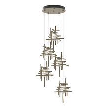 Hubbardton Forge - Canada 131126-SKT-STND-84-II0728 - Tura 5-Light Seeded Glass Pendant