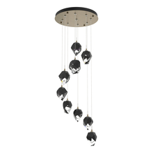 Hubbardton Forge - Canada 131140-SKT-LONG-84-BP0754 - Chrysalis 9-Light Small Crystal Pendant