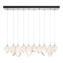 Hubbardton Forge - Canada 131145-SKT-LONG-82-WP0756 - Chrysalis 10-Light Mixed Crystal Pendant