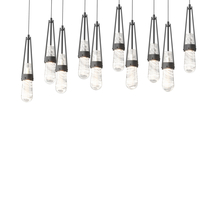 Hubbardton Forge - Canada 131200-SKT-LONG-10-YJ0434 - Link 10-Light Blown Glass Pendant