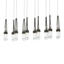 Hubbardton Forge - Canada 131207-SKT-LONG-14-ZM0434 - Link 10-Light Clear Glass Pendant