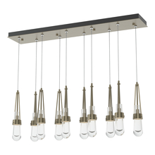 Hubbardton Forge - Canada 131207-SKT-STND-84-ZM0434 - Link 10-Light Clear Glass Pendant