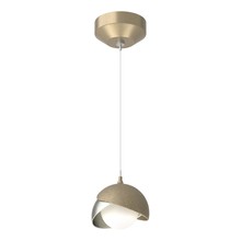 Hubbardton Forge - Canada 161183-SKT-STND-84-85-GG0711 - Brooklyn Double Shade Low Voltage Mini Pendant