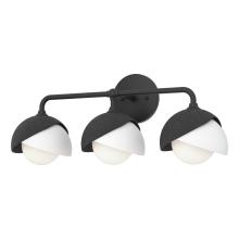 Hubbardton Forge - Canada 201375-SKT-10-02-GG0711 - Brooklyn 3-Light Double Shade Bath Sconce