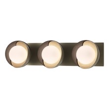 Hubbardton Forge - Canada 201378-SKT-84-14-GG0711 - Brooklyn 3-Light Straight Double Shade Bath Sconce