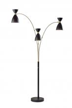 AFJ - Adesso 4290-01 - Oscar 3-Arm Arc Lamp- Black