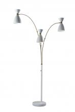 AFJ - Adesso 4290-02 - Oscar 3-Arm Arc Lamp- White