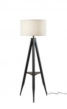 AFJ - Adesso 6007-01 - Warren Shelf Floor Lamp