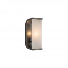 Alora Lighting WV327010UBAR - Abbott 10-in Urban Bronze/Alabaster 1 Light Wall/Vanity