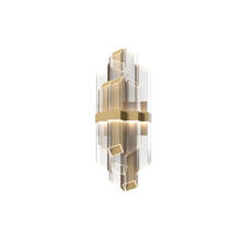 Alora Lighting WV316501VBMS - Astrid 14-in Metal Shade/Vintage Brass LED Wall/Vanity