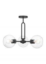 Visual Comfort & Co. Studio Collection 7755703EN7-112 - Three Light Semi-Flush Convertible Pendant