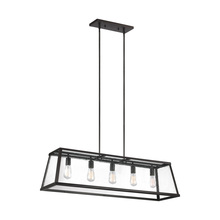 Visual Comfort & Co. Studio Collection F3073/5ORB - Harrow Linear Chandelier