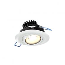 Dals LEDDOWNG3-CC-V-WH - Multi CCT Round gimbal recessed light - universal 120V-347V, 0-10V dimming