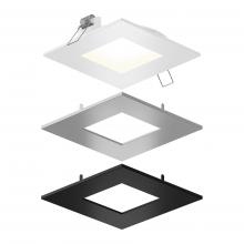 Dals SPN6SQ-CC-V-3T - Recessed square panel light with included trims - universal 120V-347V, 0-10V dimming