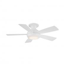  F-034L-MW - Odyssey Flush 44" Matte White WITH LUMINAIRE