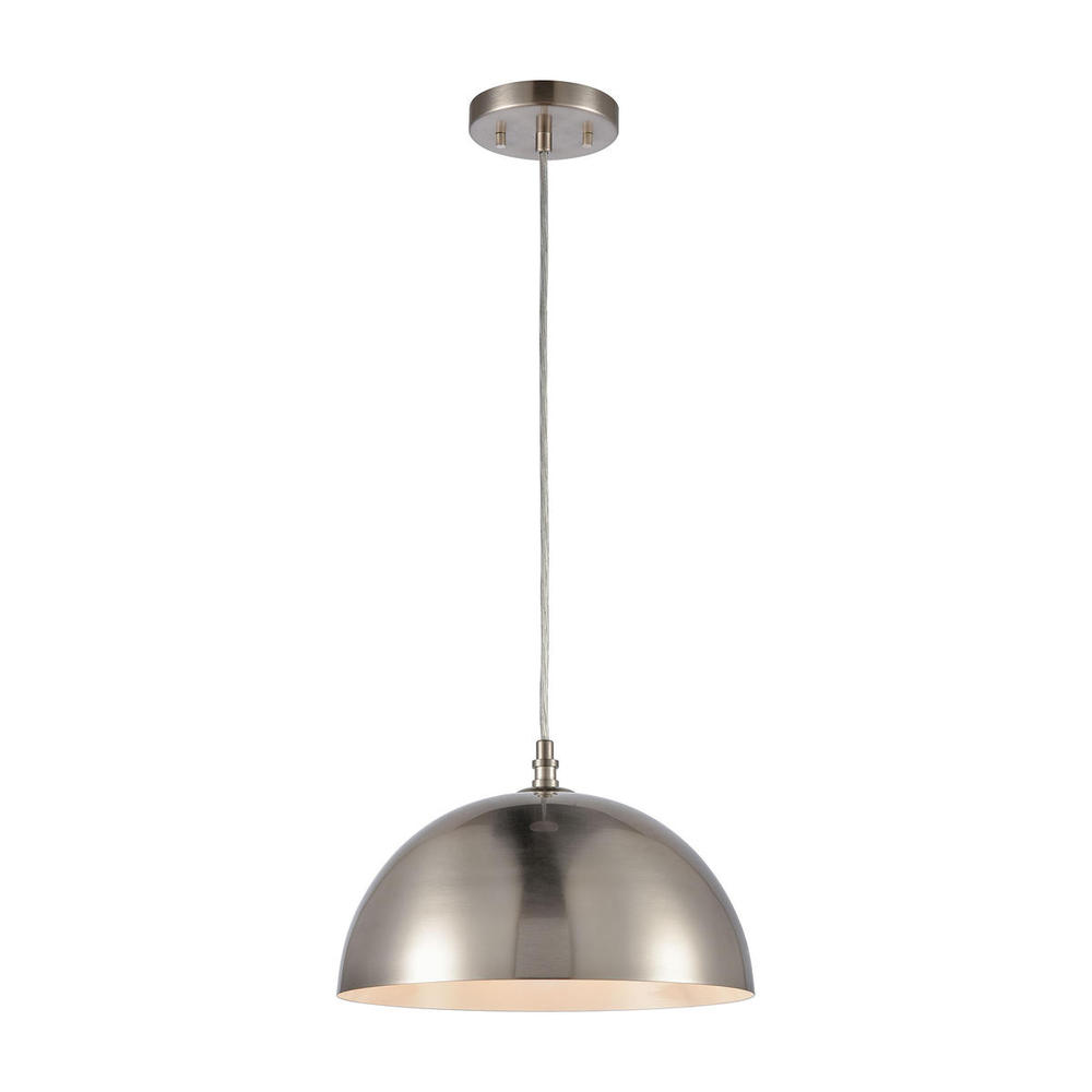 Thomas - Chelsea 12'' Wide 1-Light Pendant - Brushed Nickel