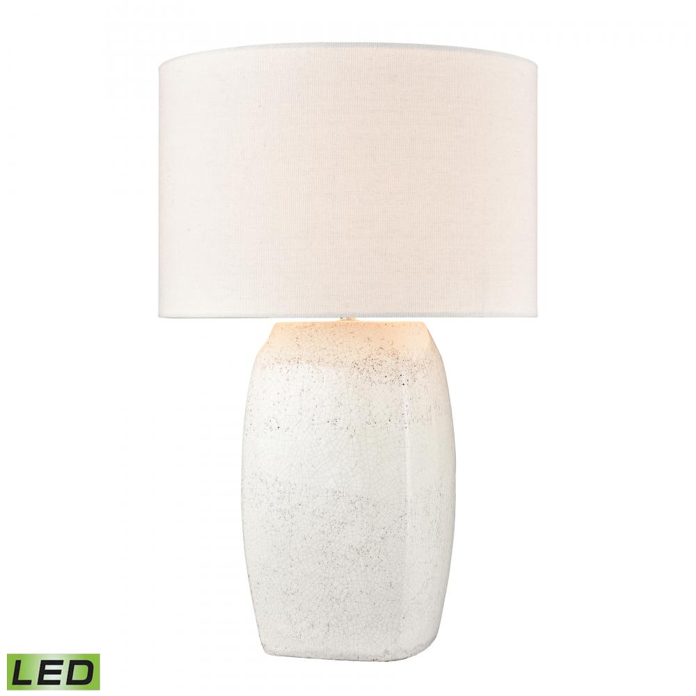 Abbeystead 23&#39;&#39; High 1-Light Table Lamp - White - Includes LED Bulb