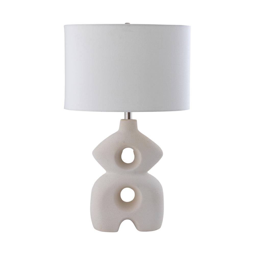 Neptune 26&#39;&#39; High 1-Light Table Lamp - Dry White