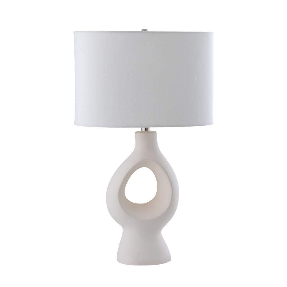 Fenimore 27&#39;&#39; High 1-Light Table Lamp - White