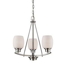 ELK Home CN170322 - Thomas - Casual Mission 17'' Wide 3-Light Chandelier - Brushed Nickel