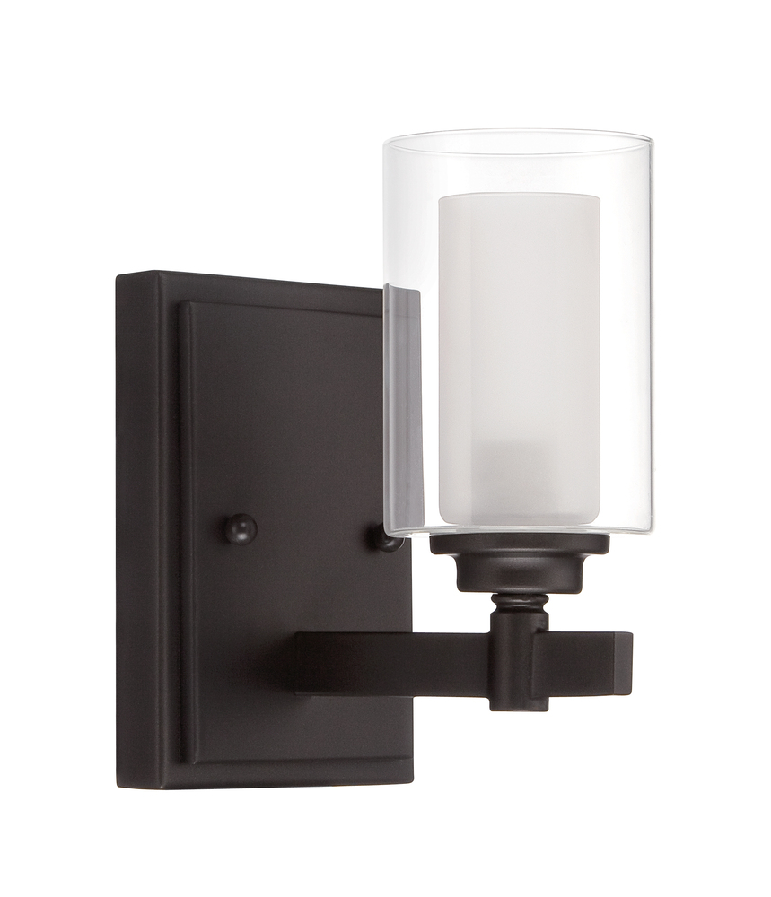 Celeste 1 Light Wall Sconce in Espresso