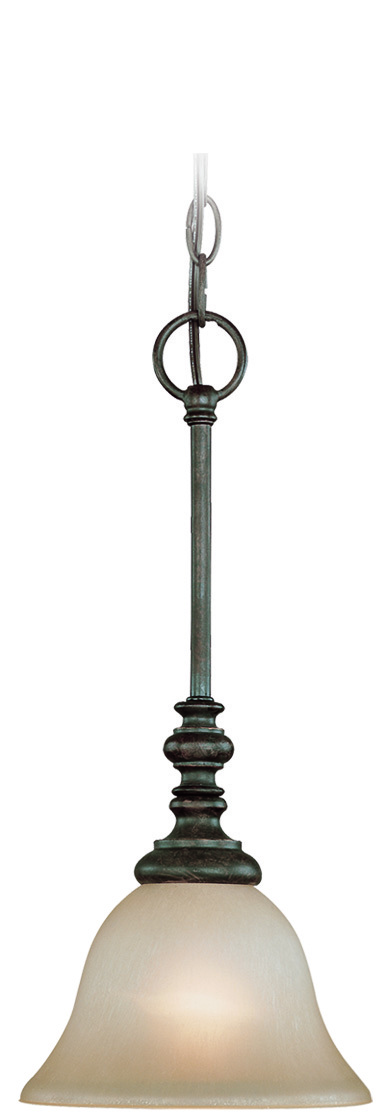 Barrett Place 1 Light Mini Pendant in Mocha Bronze