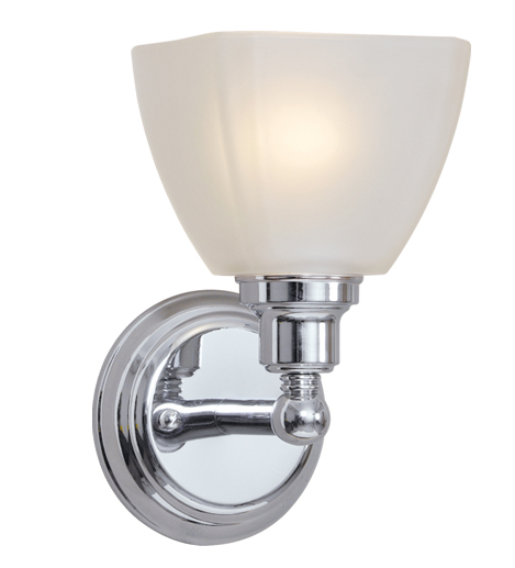 Bradley 1 Light Wall Sconce in Chrome