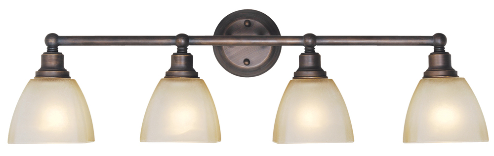 Bradley 4 Light Vanity in Bronze