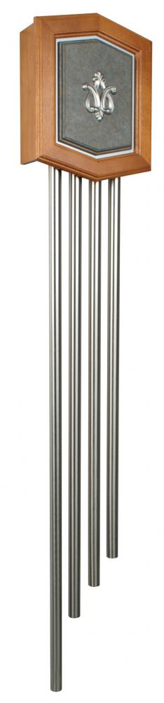 Westminster Decorative 4 Tube Long Chime in Pewter