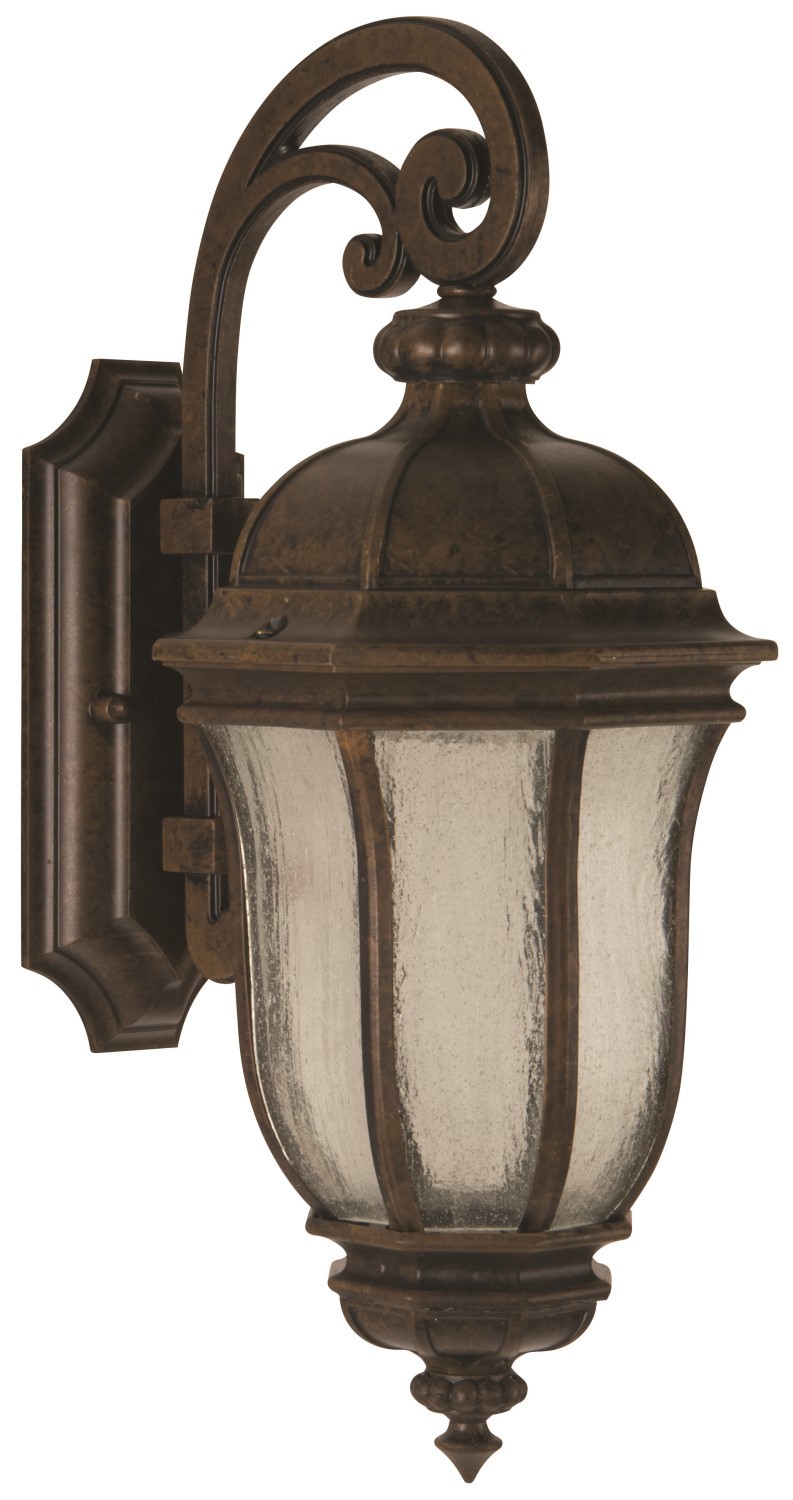 Harper 2 Light Medium Outdoor Wall Lantern in Peruvian Bronze Outdoor