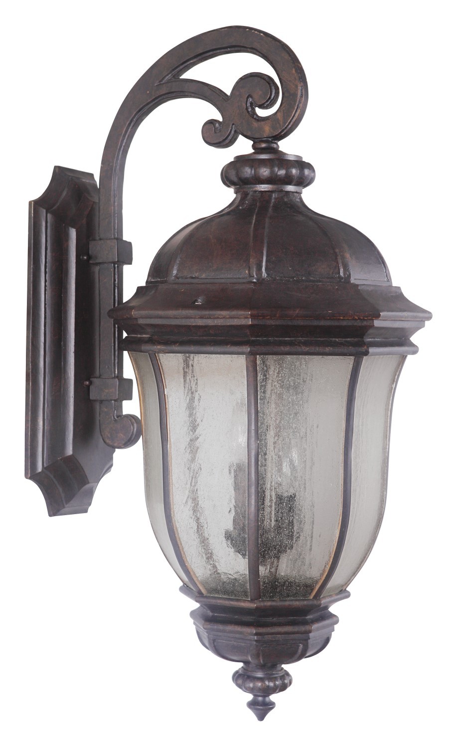 Harper 3 Light Extra Large Outdoor Wall Lantern in Peruvian Bronze Outdoor