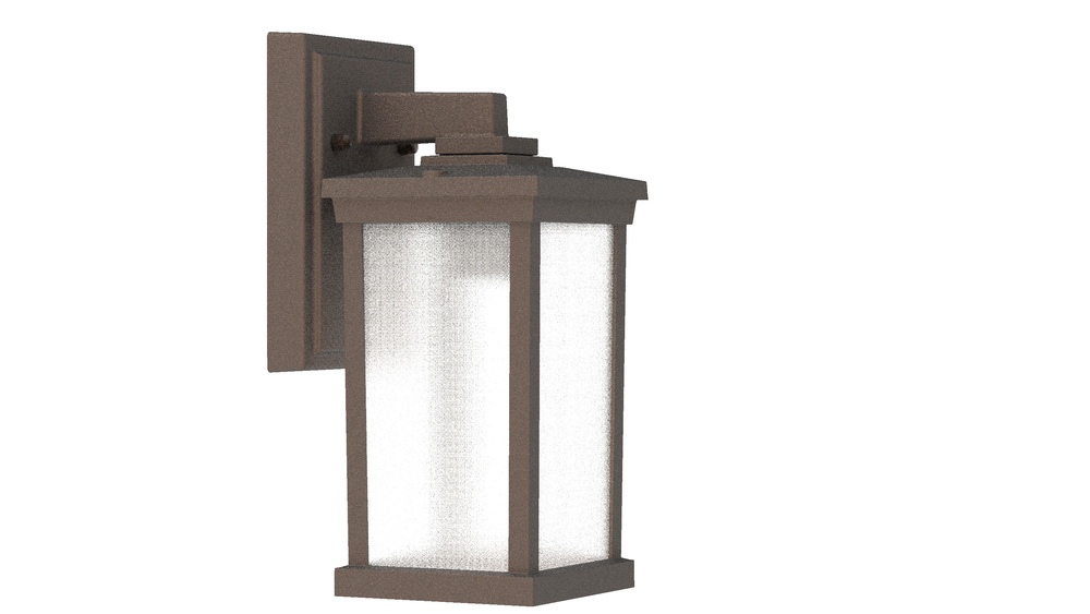 Resilience 1 Light Small Outdoor Wall Lantern in Bronze