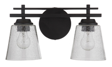 Craftmade 19616FB2 - Drake 2 Light Vanity in Flat Black