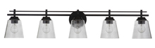 Craftmade 19642FB5 - Drake 5 Light Vanity in Flat Black