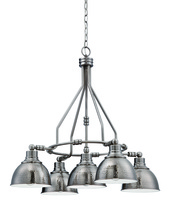 Craftmade 35925-AN - Timarron 5 Light Down Chandelier in Antique Nickel